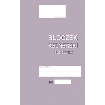 Bloczek kelnerski (Bonownik) 1/3 A4 268-8